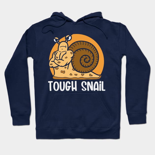 Tough Snail Hoodie by nickbeta